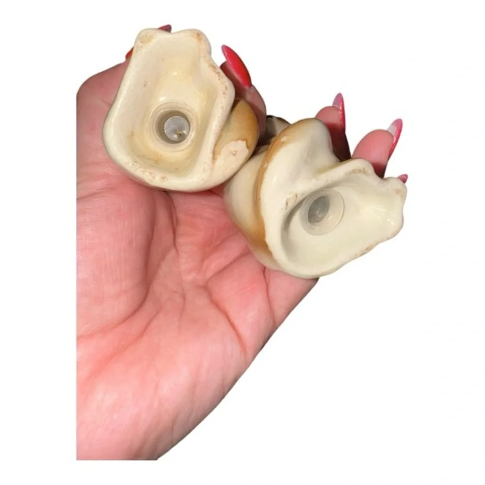 Vintage Pair Japan‎ Siamese Cat Kitten Porcelain Salt Pepper Shakers